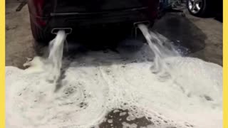 Suds making machine, funny and unexpected