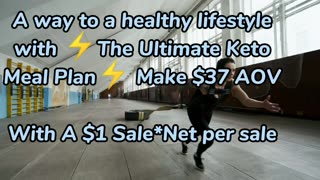 ⚡️The Ultimate Keto Meal Plan⚡️ Make $37 AOV With A $1 Sale