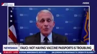 Faucci saying ‘we need vaccine passports’