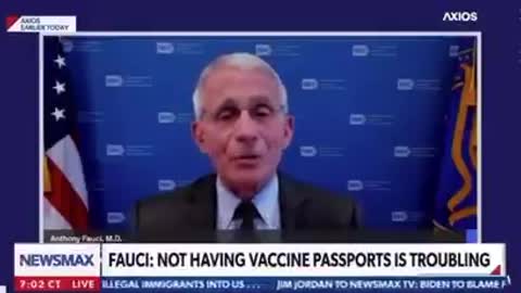 Faucci saying ‘we need vaccine passports’