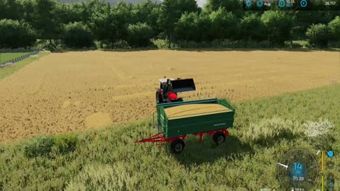 Part 9: Collecting straw | Farming Simulator 22 | Chilliwack map | Timelapse | (1080p60)