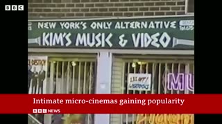 New York: Intimate micro-cinemas gain popularity | BBC News