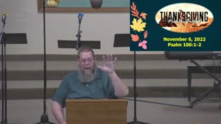 Sunday Sermon at Moose Creek Baptist Church 11-06-2022