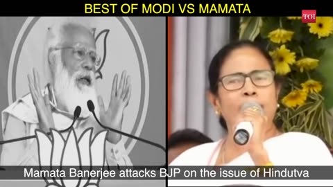 The best of Modi vs Mamata during the Champaign