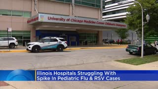 Illinois doctors swamped with spike in pediatric flu, RSV cases