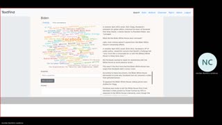 TextFind Demo - How TextFind can help a journalist