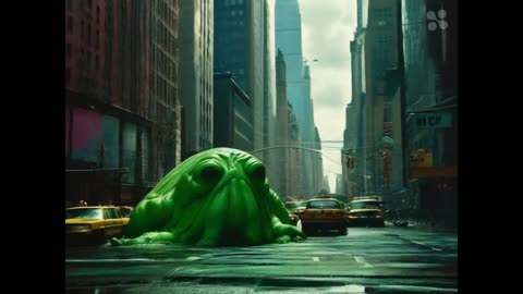 The Green Blob a Slob
