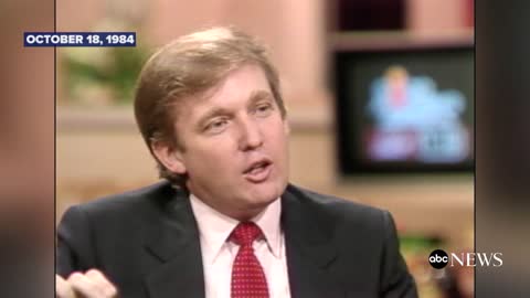 Donald Trump talks USFL v. NFL lawsuit in 1984