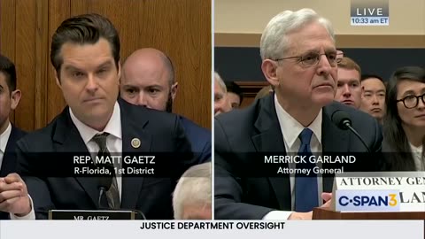 Matt Gaetz Makes AG Merrick Garland Sweat Bullets Over Trump Trial (VIDEO)
