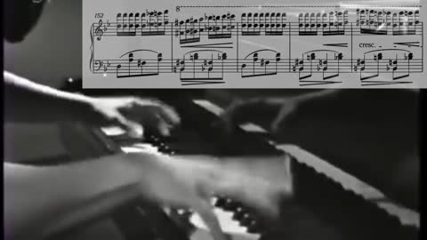 Martha Argerich plays Liszt’s Hungarian Rhapsody no.6 - Finale (With Score Animation)
