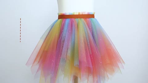 How to sew a tulle skirt (very easy tutorial !)