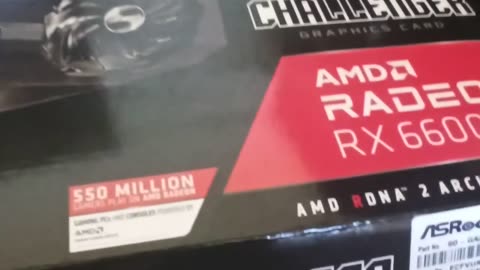 ASROCK CHALLENGER AMD RADEON RX 6600 UNBOXING VIDEO