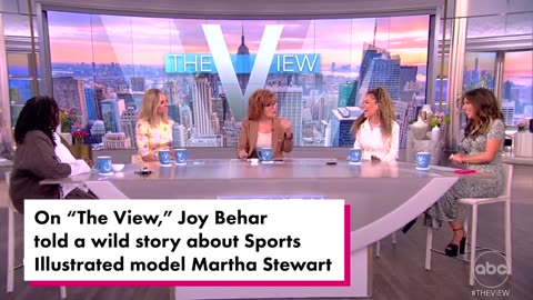 Joy Behar once asked Martha Stewart how she pees in a bathing suit