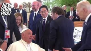 YANKEE WHITEAMERIXXX PRESIDENTE OF THE USA GONE PRIMITIVE AT G7