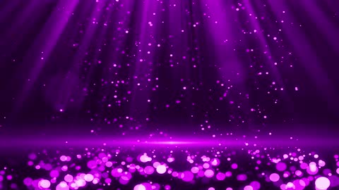 Purple starry rain