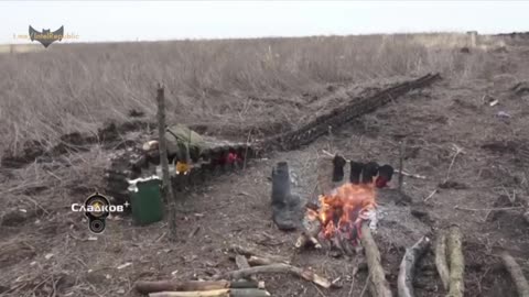 A lone Russian infantryman, ACCIDENTALLY abandoned in a Ukrainian field