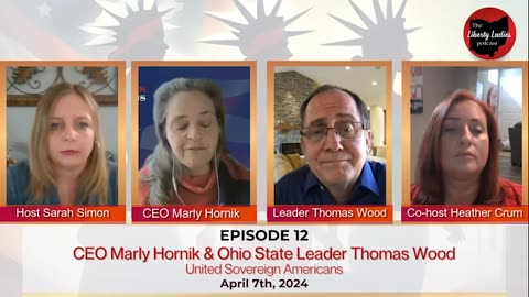CEO, Marly Hornik & Ohio State Leader, Thomas Wood on The Liberty Ladies 4-7-2024