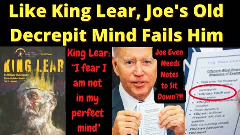 Decrepit Biden Using Cheat Sheet for Routine Acts as Admin Drives USA Off Cliff