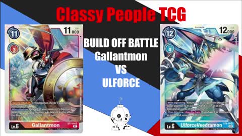 Deck Build Off Battle - Red Gallantmon VS Blue Ulforceveedramon