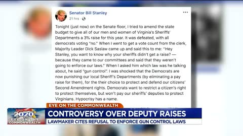 GOP state senator on pay increase for sheriff’s departments