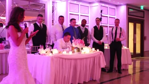 Bride Pays Tribute To Her Husband's 'Brothers in Blue' In Her Heartfelt Speech