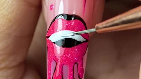 Extremely Beautiful Halloween Nail Design Tutorial LDS Reflective Glow