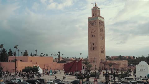 marrakech morocco mosque "elkotoubia"
