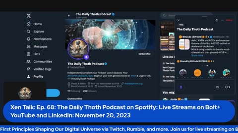 Xen #Crypto Talk: The Daily Thoth Podcast