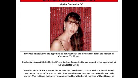 Ontario Cold Cases - The Podcast: Upcoming Episode! Cassandra Do
