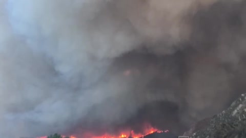 Emotional Escape from Fires in California