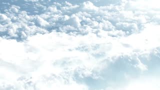 (No Sound) Through the Clouds Digital Art TV/PC Screensaver Background