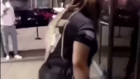 Security Officers brutally assault a woman