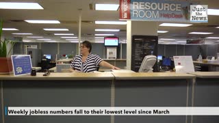 Weekly jobless numbers fall to their lowest level since March