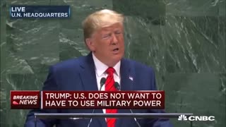 DONALD J TRUMP - THE FUTURE DOES NOT BELONG TO GLOBALISTS