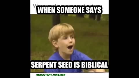 When Someone Says Serpent Seed Is Biblical