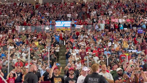 President Trump Takes the Stage at Rally in St. Cloud, Minnesota to Thunderous Applause