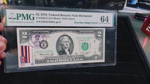 Graded 1976 Two Dollar Bill !!!