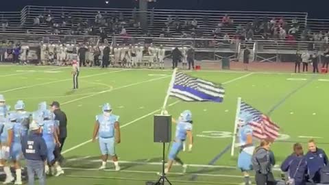 School Superintendent Said Thin Blue Line Flag Was No Longer Allowed on Sideline. Players Respond.