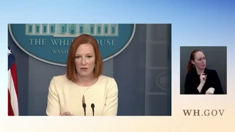 Jen Psaki Holds Briefing On Anniversary Of January 6th Capitol Riot.