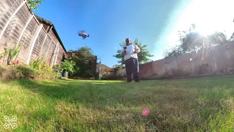 Drone teaching Robot how to autotrack a singular target GepRC Phantom