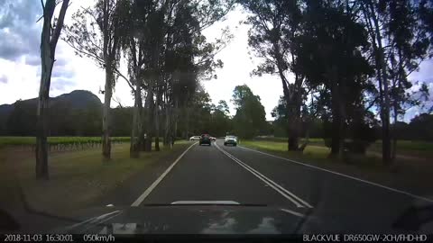 Limo Stretches Across Road for Wedding