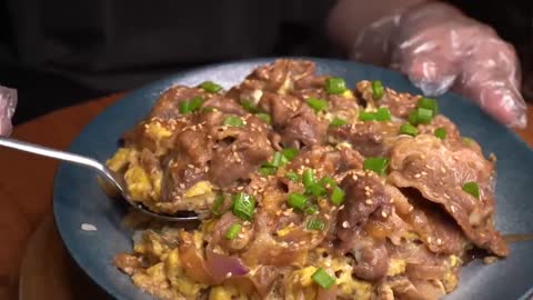 Beef and Egg Rice