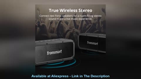 ❤️ Tronsmart Force Bluetooth Speaker True Wireless Portable Speaker IPX7 Waterproof 40W Speaker