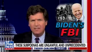 Tucker Drops BOMBSHELL Report on DOJ Abusive Targeting of Trump Allies