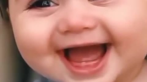 Cute baby smile