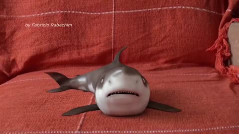 Cute Happy Baby Shark