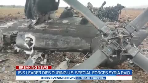 ISIS leader dies during U.S. special forces raid in Syria