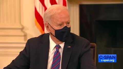 Confused Joe Biden asks his chief of staff what to do