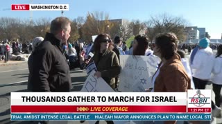 FULL EVENT - Americans Gather for Major Pro-Israel March in D.C. - 11/14/23