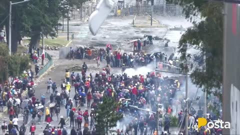 Ecuador: Protested and police clash during day 12 of a General Strike
